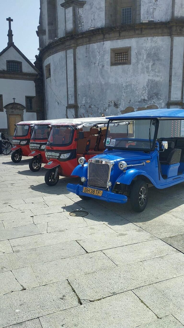 Guests enjoying a private electric tuk tuk tour with Invictuk Tours in Porto